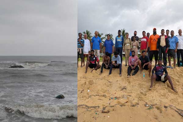 ಸುರತ್ಕಲ್ ಸಮುದ್ರದಲ್ಲಿ ಮೀನುಗಾರಿಕಾ ದೋಣಿ ಪಲ್ಟಿ; 6 ಮೀನುಗಾರರ ಜೀವ ರಕ್ಷಣೆ