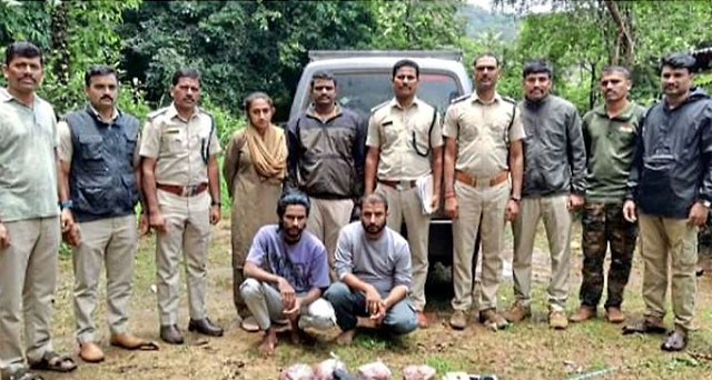 ಕಾಡುಪ್ರಾಣಿ ಬೇಟೆ ಪ್ರಕರಣದಲ್ಲಿ ಅರಣ್ಯ ಇಲಾಖೆ ಕಾರ್ಯಾಚರಣೆ; ಶಸ್ತ್ರಾಸ್ತ್ರ ಸಹಿತ ಸಿಕ್ಕಿಬಿದ್ದ ಆರೋಪಿಗಳು